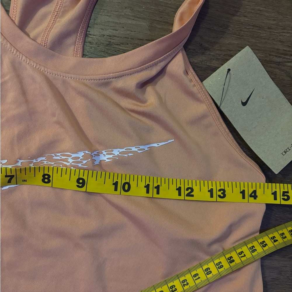 Nike Swoosh Women's Running Tank Top (Madder Root/White) Size XS NWT - Picture 6 of 8